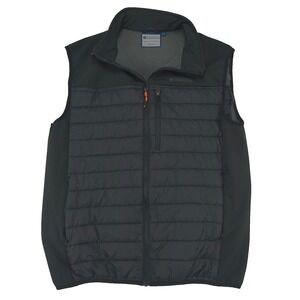 Mountain Warehouse Turbine Padded Gilet Puffer Vest Mens XL Black Fleece Lined